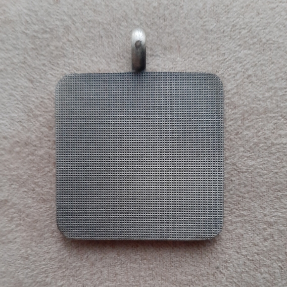 Necklace Pendant Silver and Lavender - Picture 3 of 3